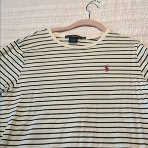Polo by Ralph Lauren Green and White Short Sleeve Tee